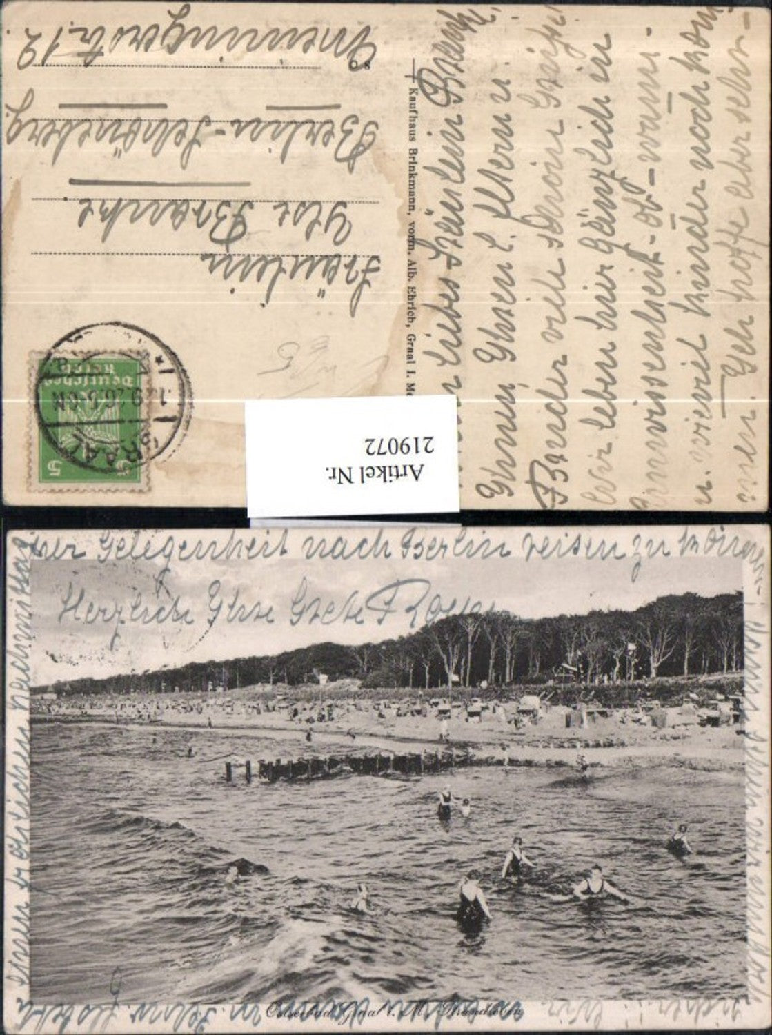 219072,Ostseebad Graal i. Mecklenburg Strandleben Strand