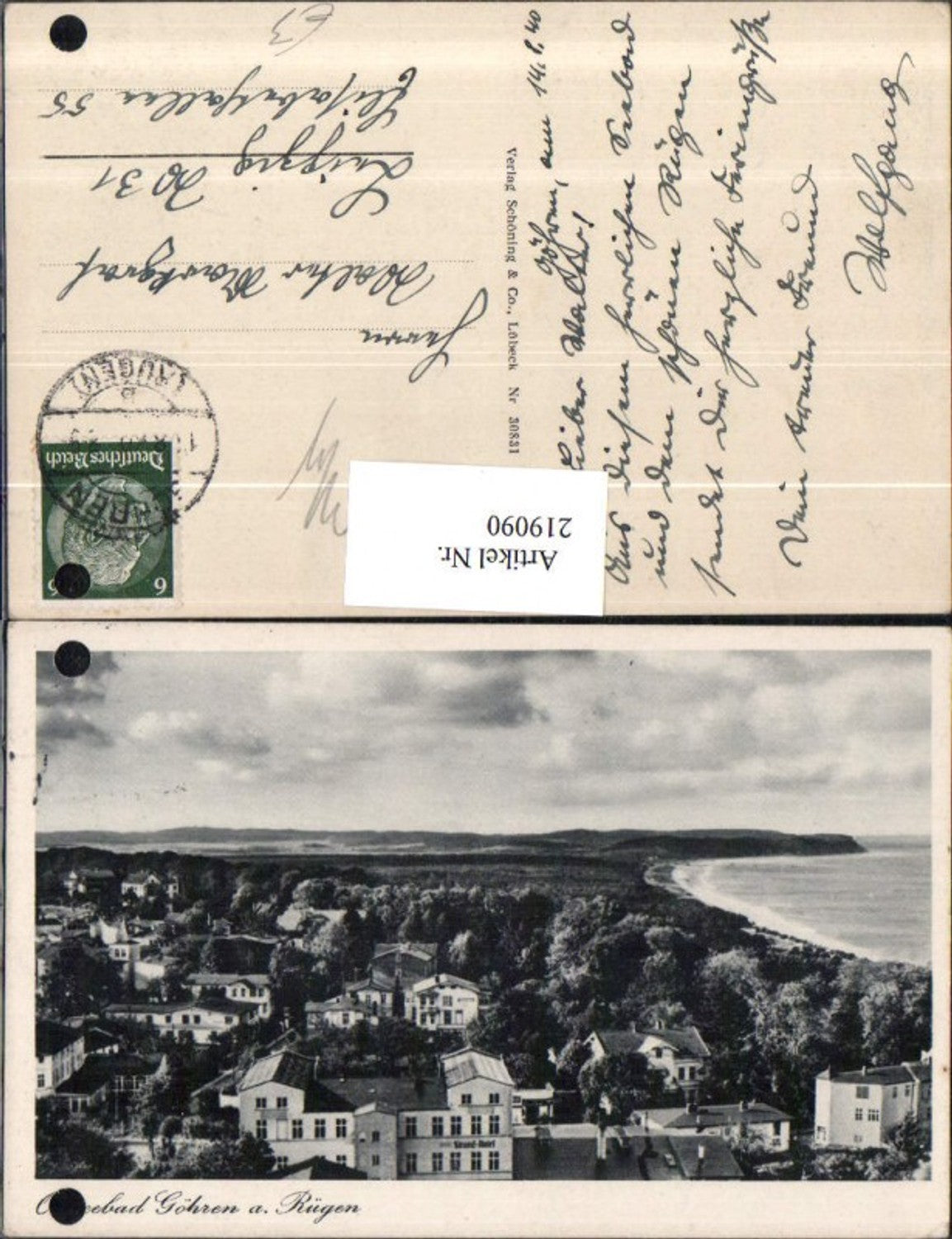 219090,Ostseebad Göhren a. Rügen Teilansicht