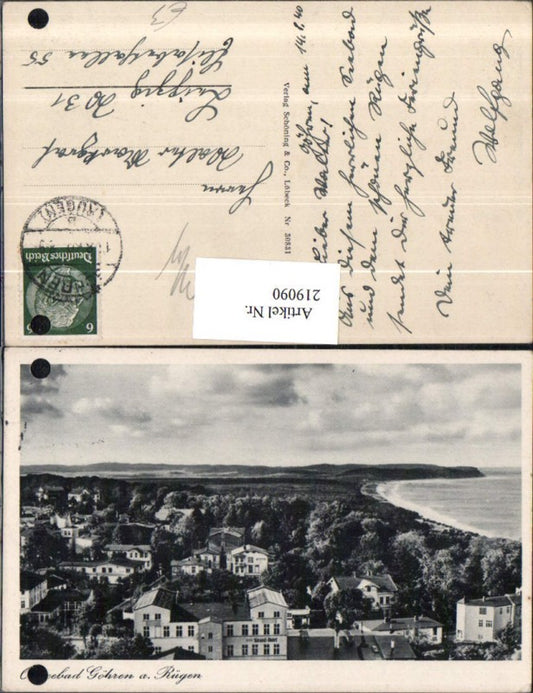 219090,Ostseebad Göhren a. Rügen Teilansicht