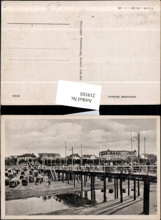 219103,Ostseebad Ahlbeck Strand Strandkörbe Brücke