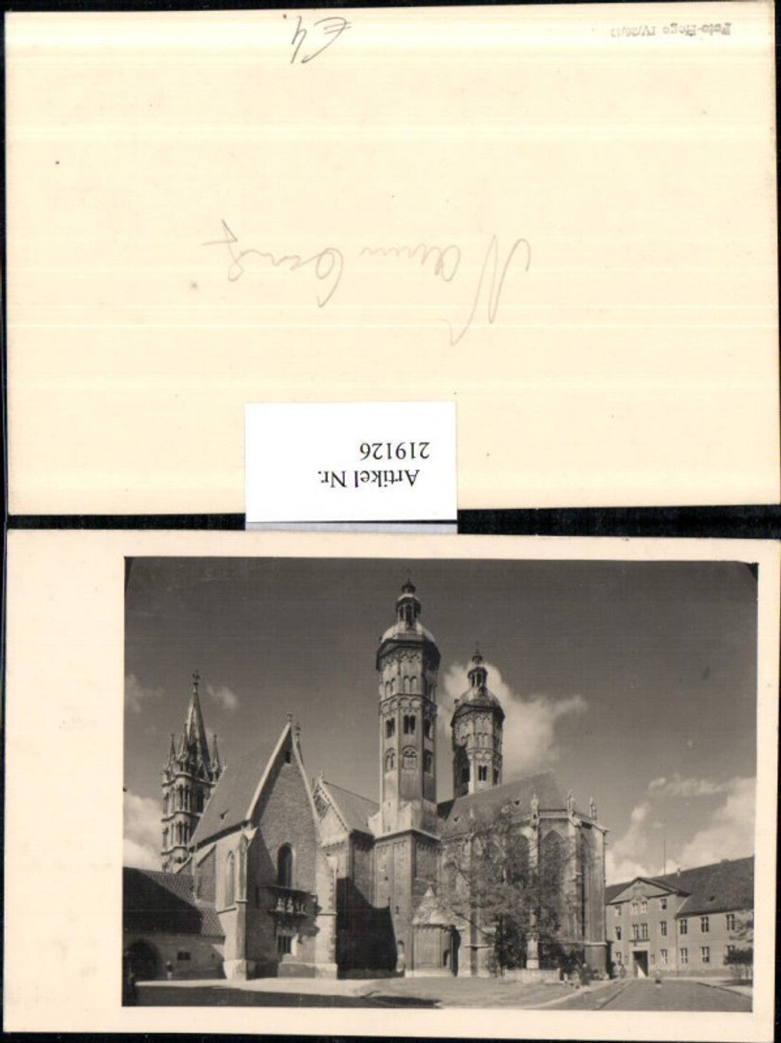 219126,Naumburg a. d. Saale Dom Kirche m. Dreikönigskapelle Kapelle