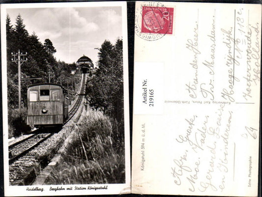 219165, Heidelberg Mountain Railway with Königsstuhl Station