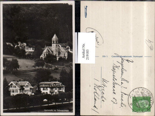 219183, Herrenalb partial view in the Black Forest