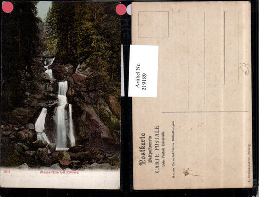 219189, Waterfall near Triberg in the Black Forest