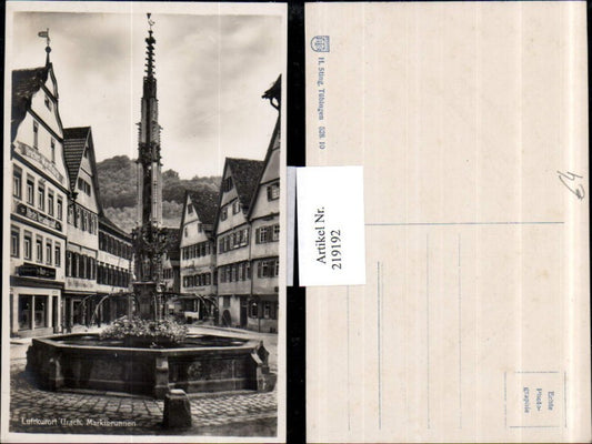 219192, Urach Market Fountain