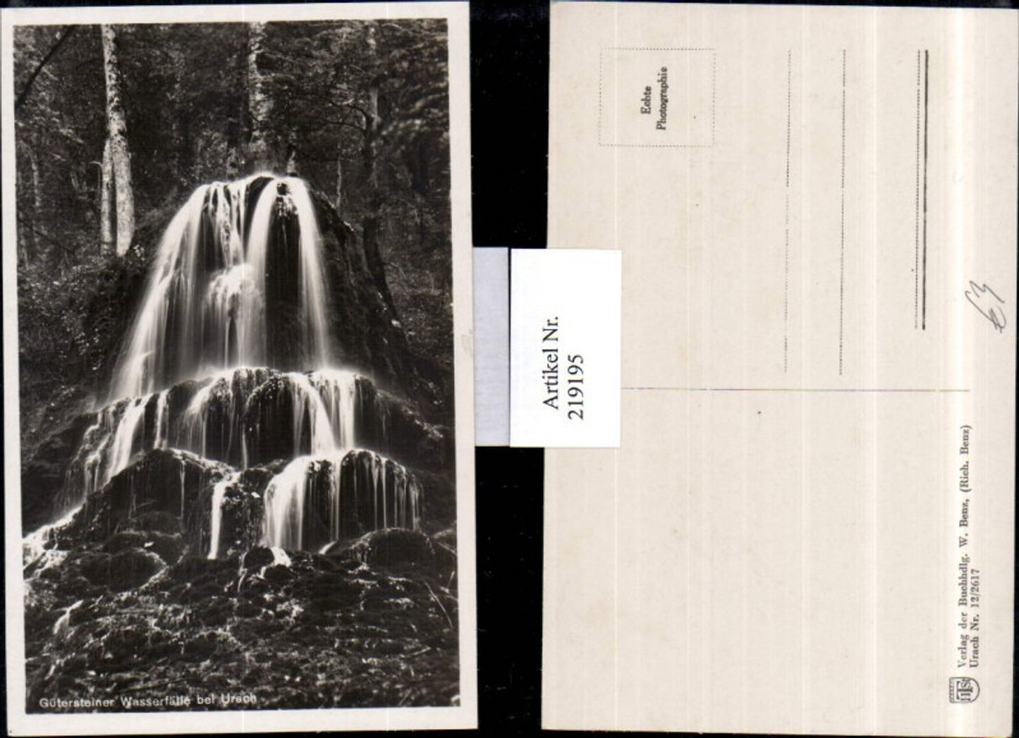 219195, Güterstein Waterfall near Urach