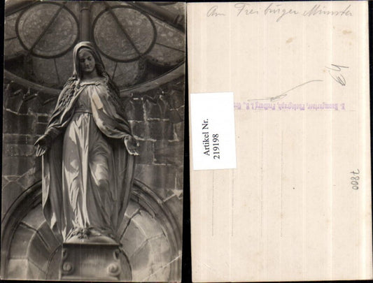219198, Freiburg im Breisgau, Münster Madonna (detailed view)