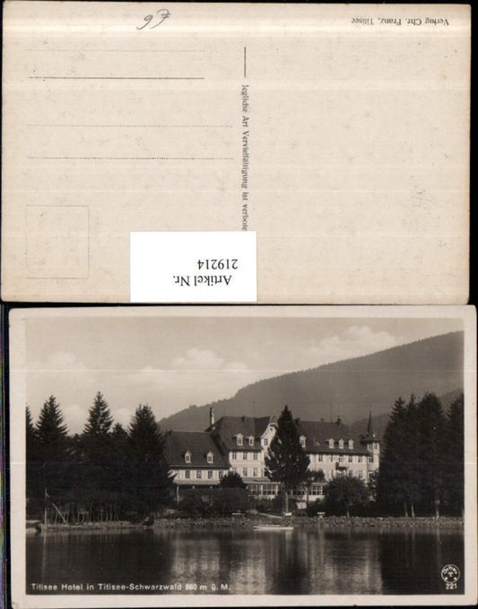 219214, Titisee Hotel in Titisee-Schwarzwald