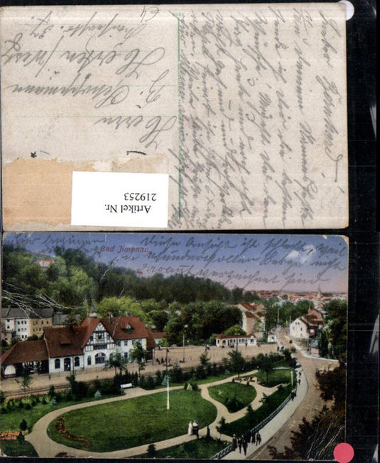 219253, Bad Ilmenau partial view of park
