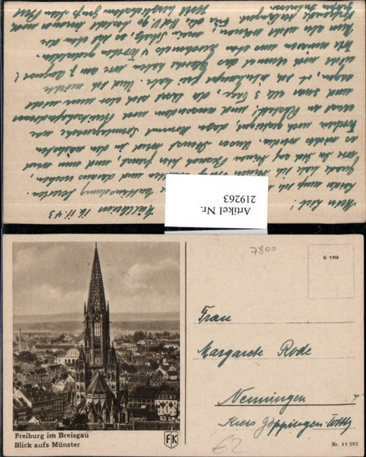 219263, Freiburg im Breisgau, view of Münster