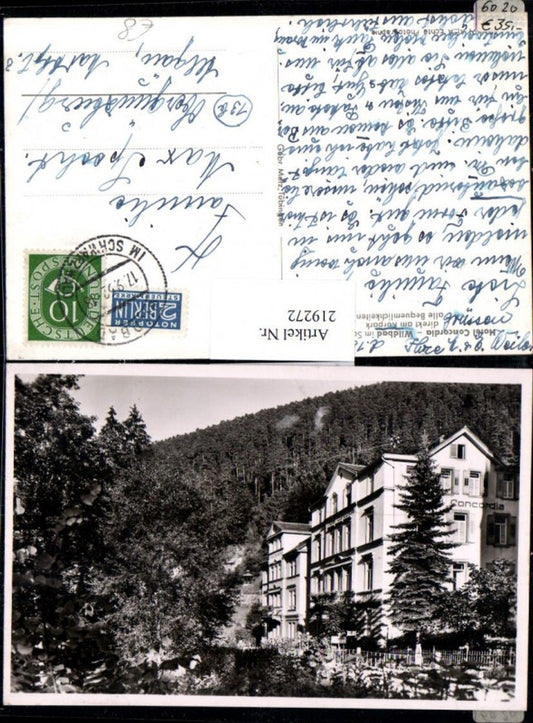219272, Wildbad in the Black Forest, Hotel Concordia