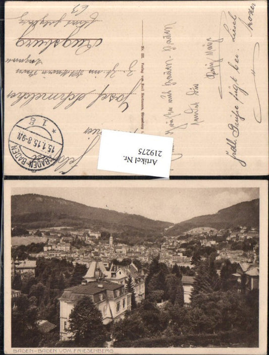 219275, Baden-Baden Totale v. Friesenberg