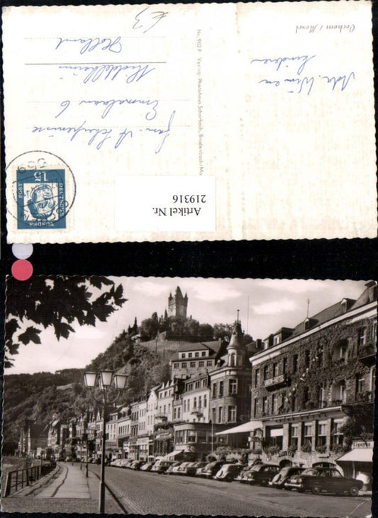 219316,Cochem a. d. Mosel Straßenansicht Union-Hotel