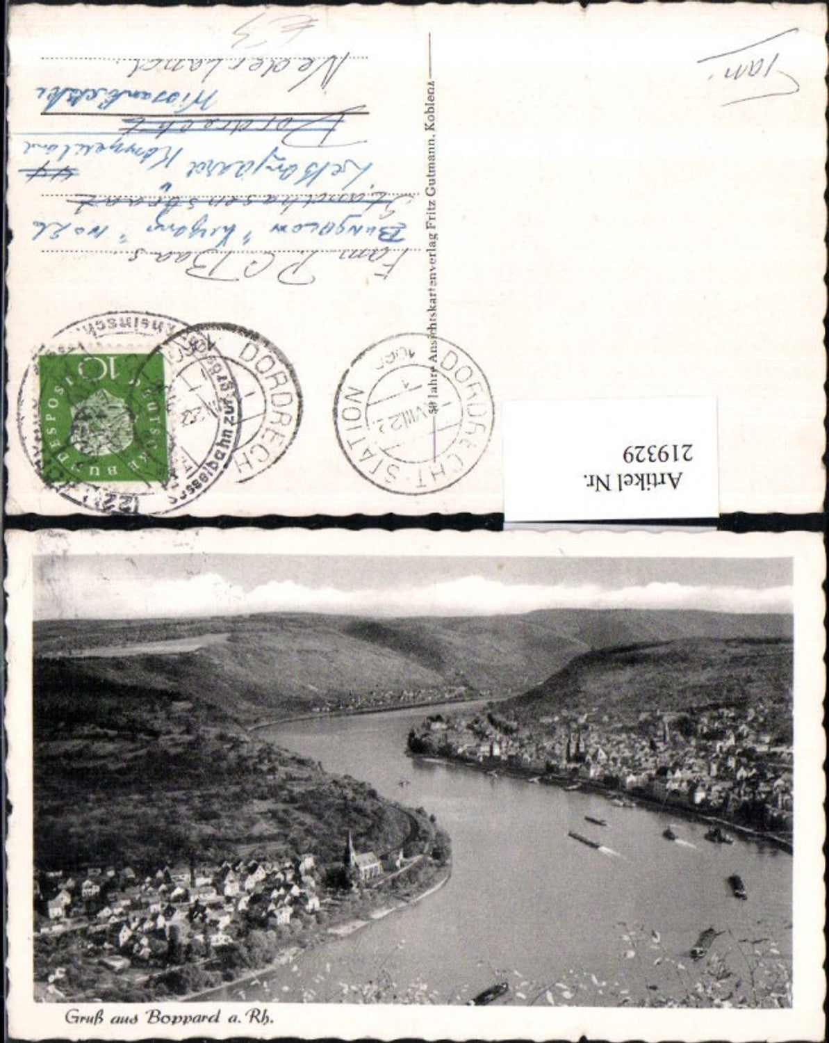 219329,Gruß au Boppard am Rhein Totale