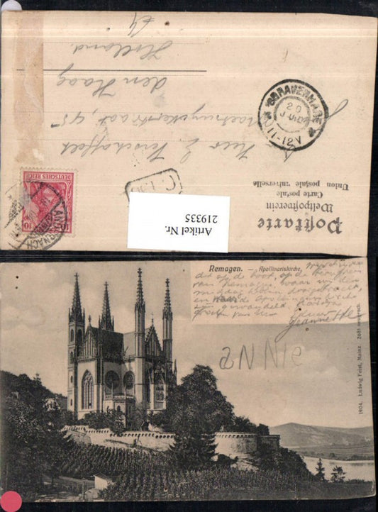 219335,Remagen Apollinariskirche Kirche