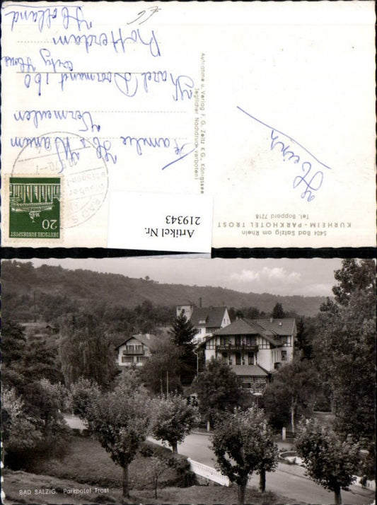 219343,Bad Salzig am Rhein Kurheim Parkhotel Trost