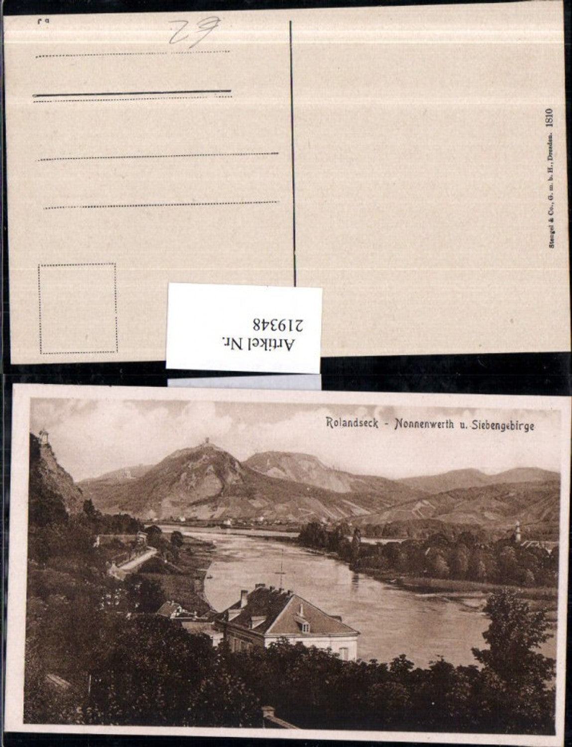 219348,Rolandseck Nonnenwerth u. Siebengebirge