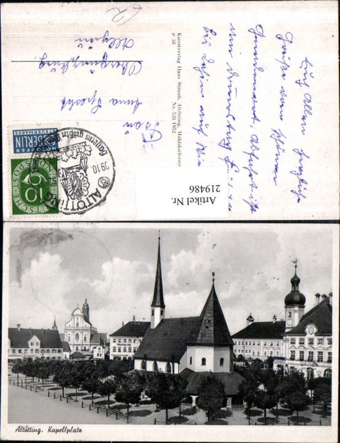 219486,Altötting Kapellplatz Kapelle
