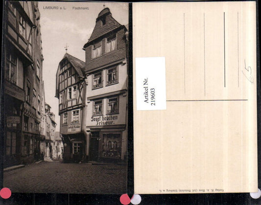 219603,Limburg a. d. Lahn Fischmarkt Straßenansicht Friseur