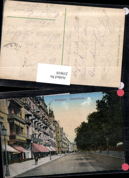 219610,Wiesbaden Wilhelmstraße Straßenansicht