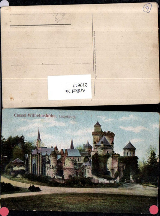 219647,Kassel-Wilhelmshöhe Löwenburg Burg