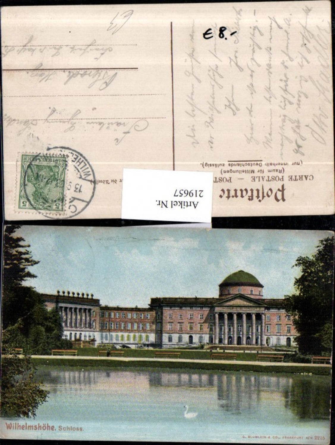 219657,Kassel Wilhelmshöhe Schloss