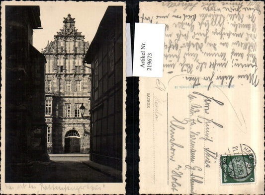 219673,Hameln Rattenfängerhaus Hausansicht