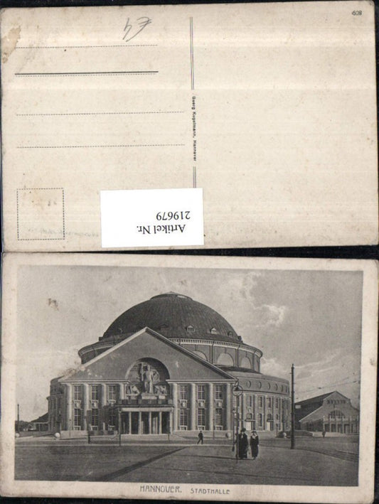 219679,Hannover Stadthalle Gebäude