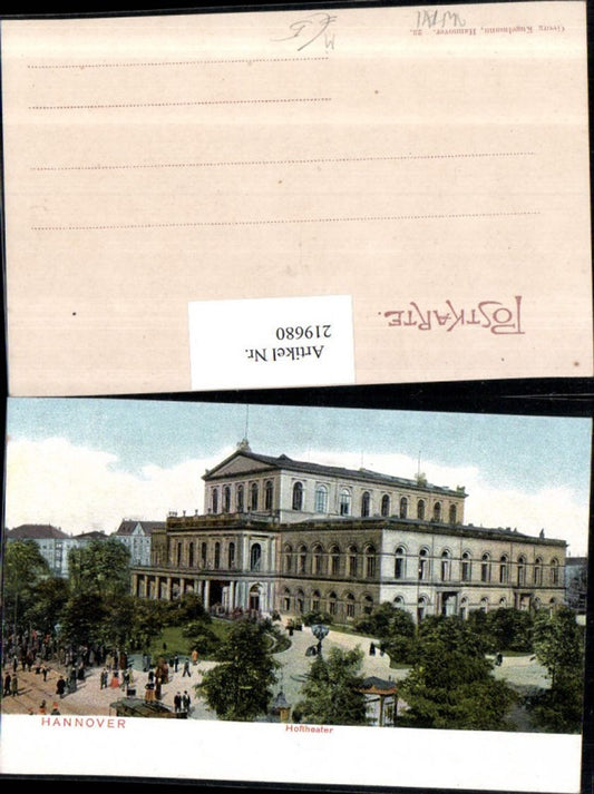 219680,Hannover Hoftheater Theater
