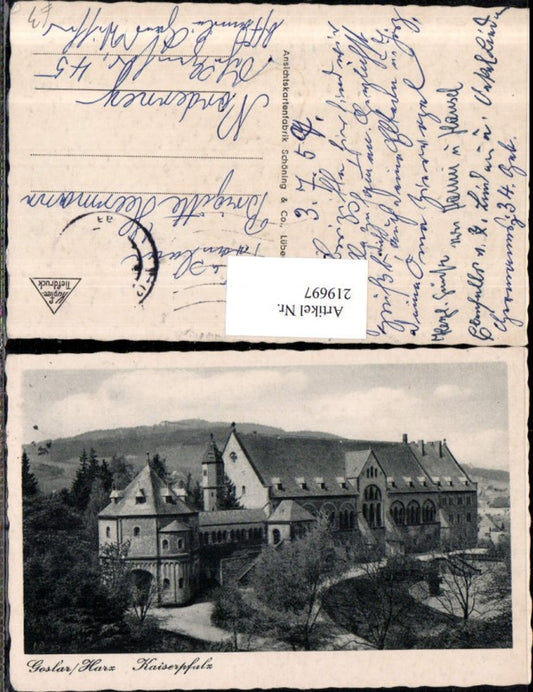 219697,Goslar im Harz Kaiserplatz