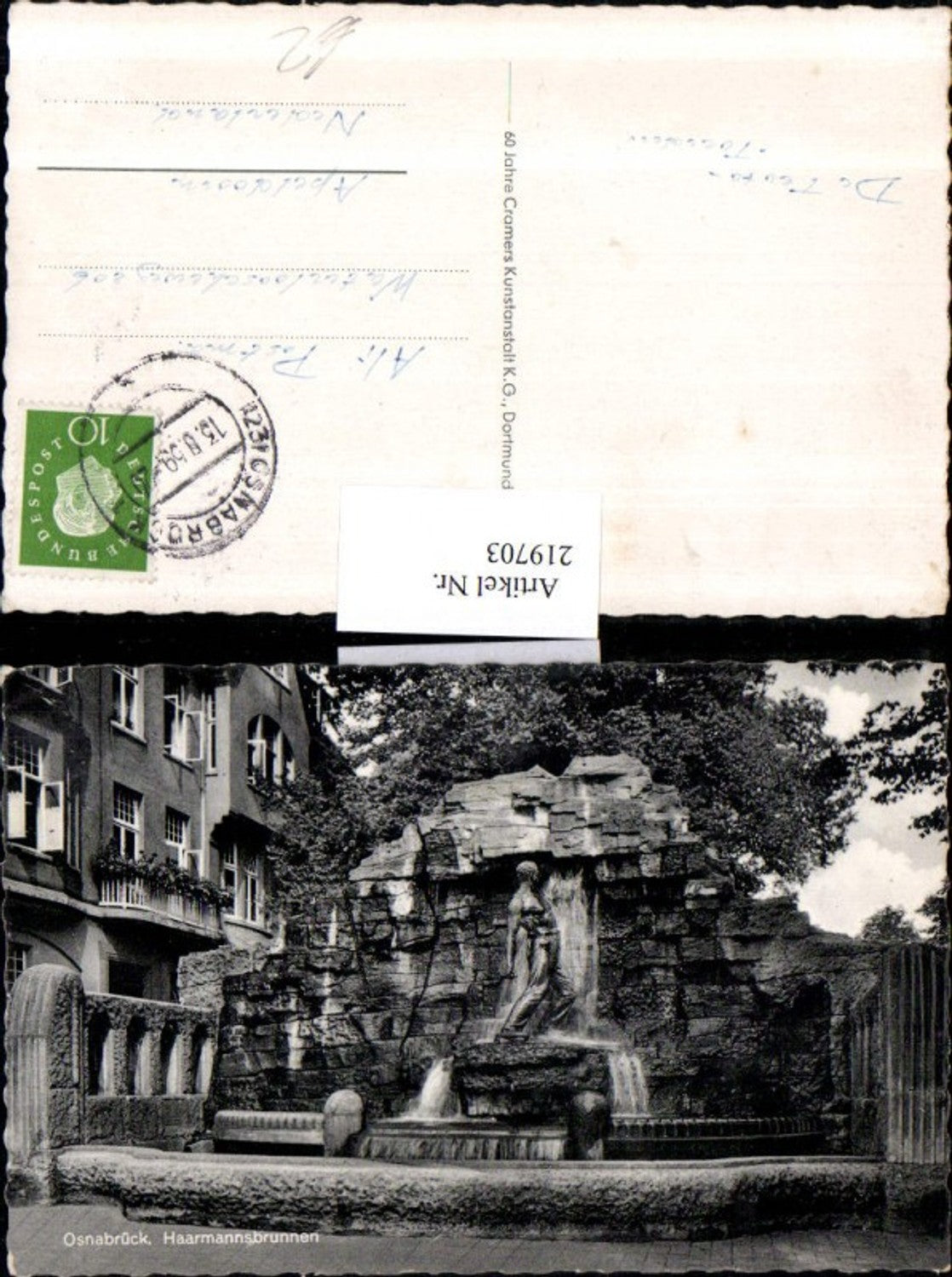 219703,Osnabrück Haarmannsbrunnen Brunnen