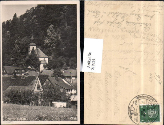 219754,Oybin Teilansicht Kirche