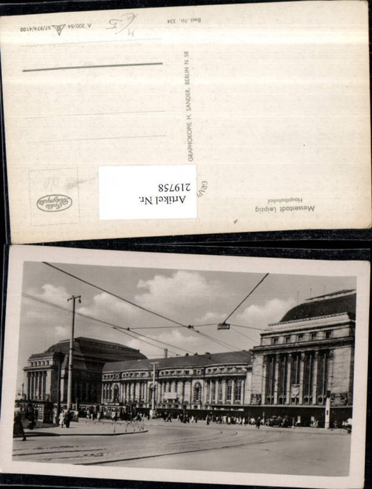 219758,Leipzig Hauptbahnhof Bahnhof