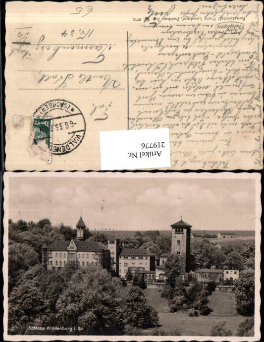 219776,Schloss Waldenburg i. Sachsen