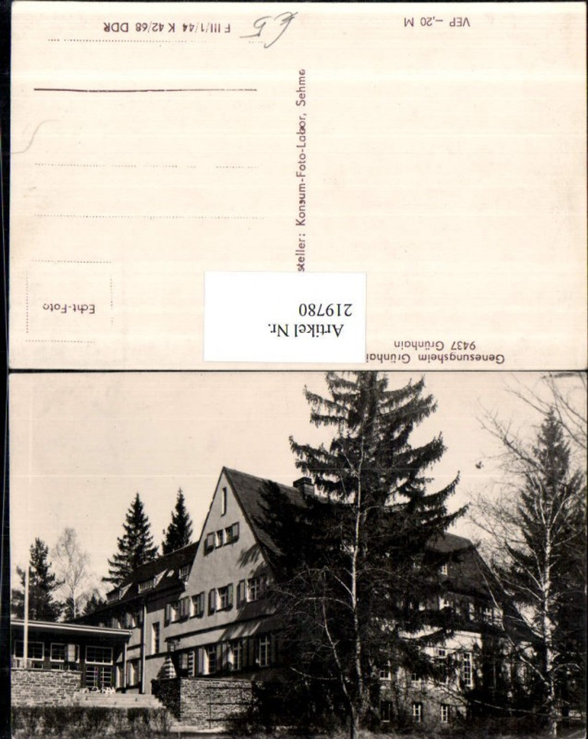 219780, Grünhain convalescent home