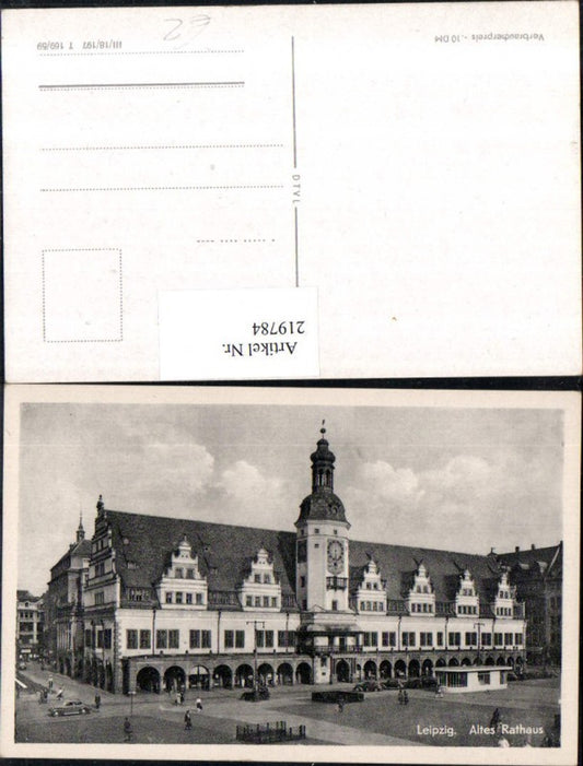 219784,Leipzig Altes Rathaus