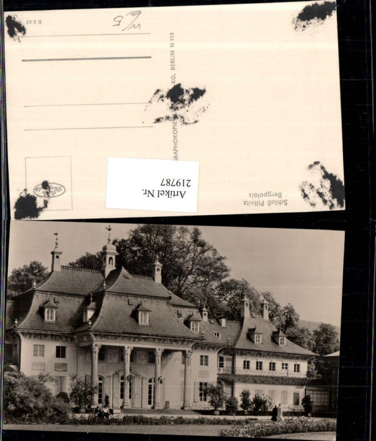 219787,Schloss Pillnitz Bergpalais