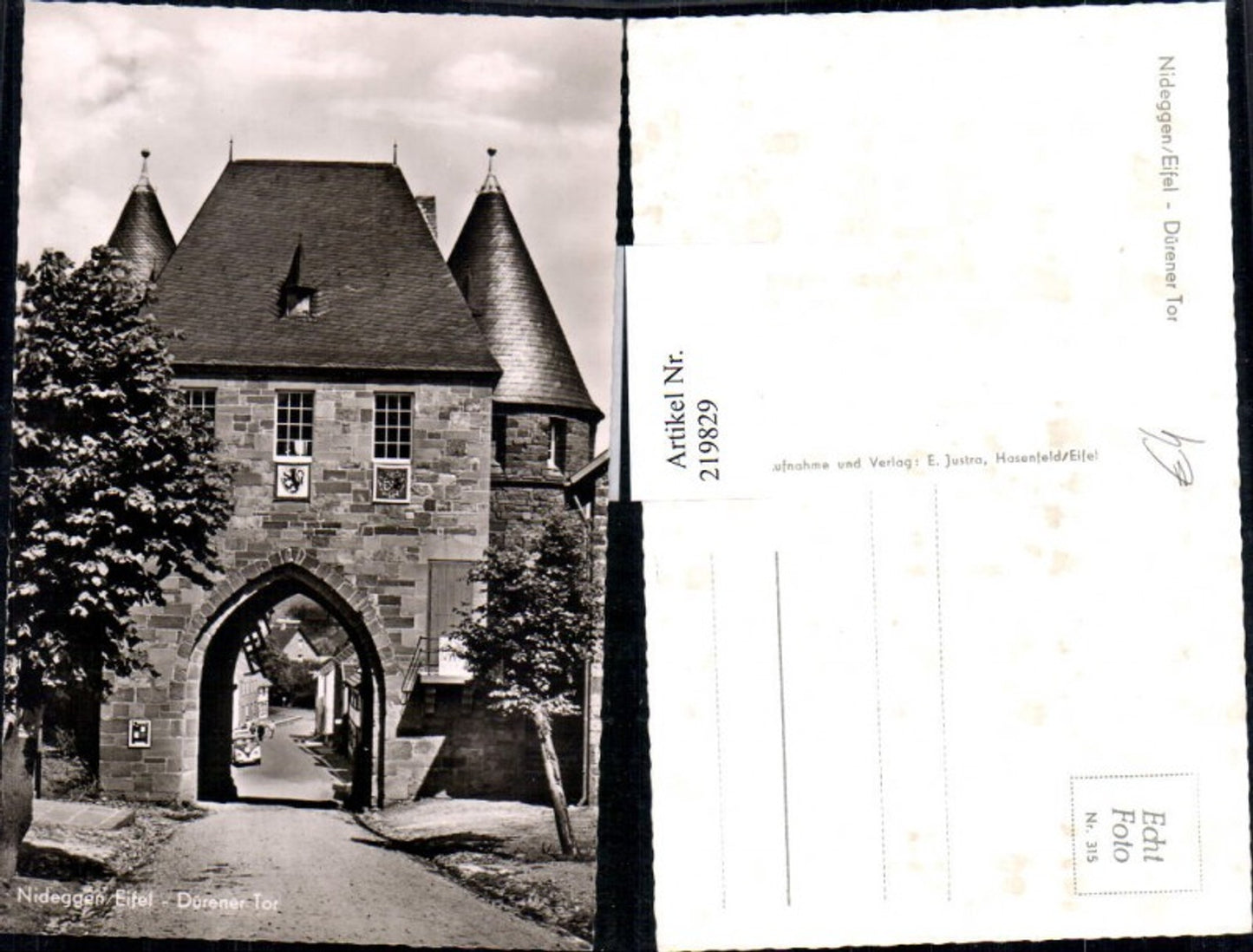 219829,Nideggen i. d. Eifel Dürener Tor Straßenansicht