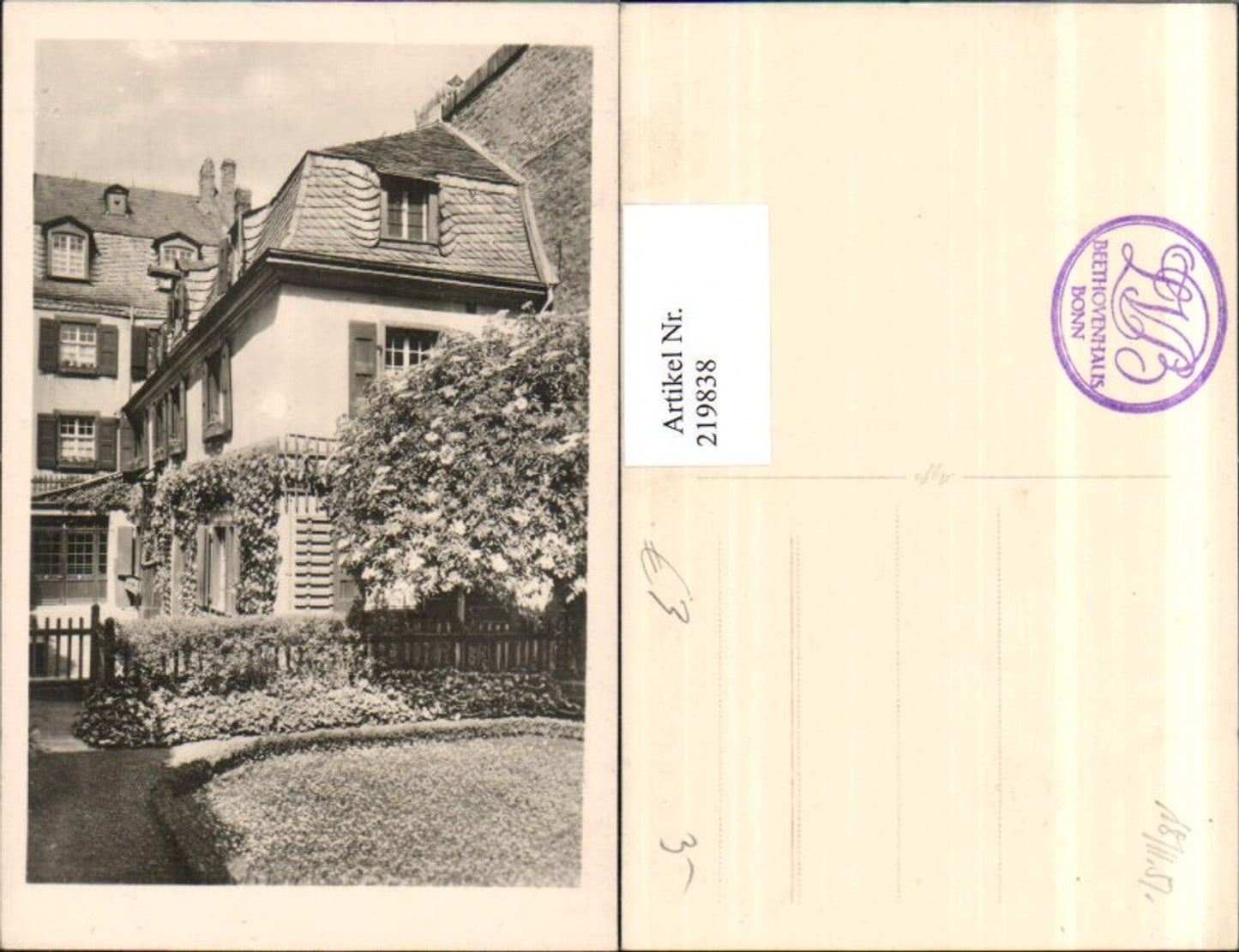 219838,Bonn Beethovenhaus Hausansicht