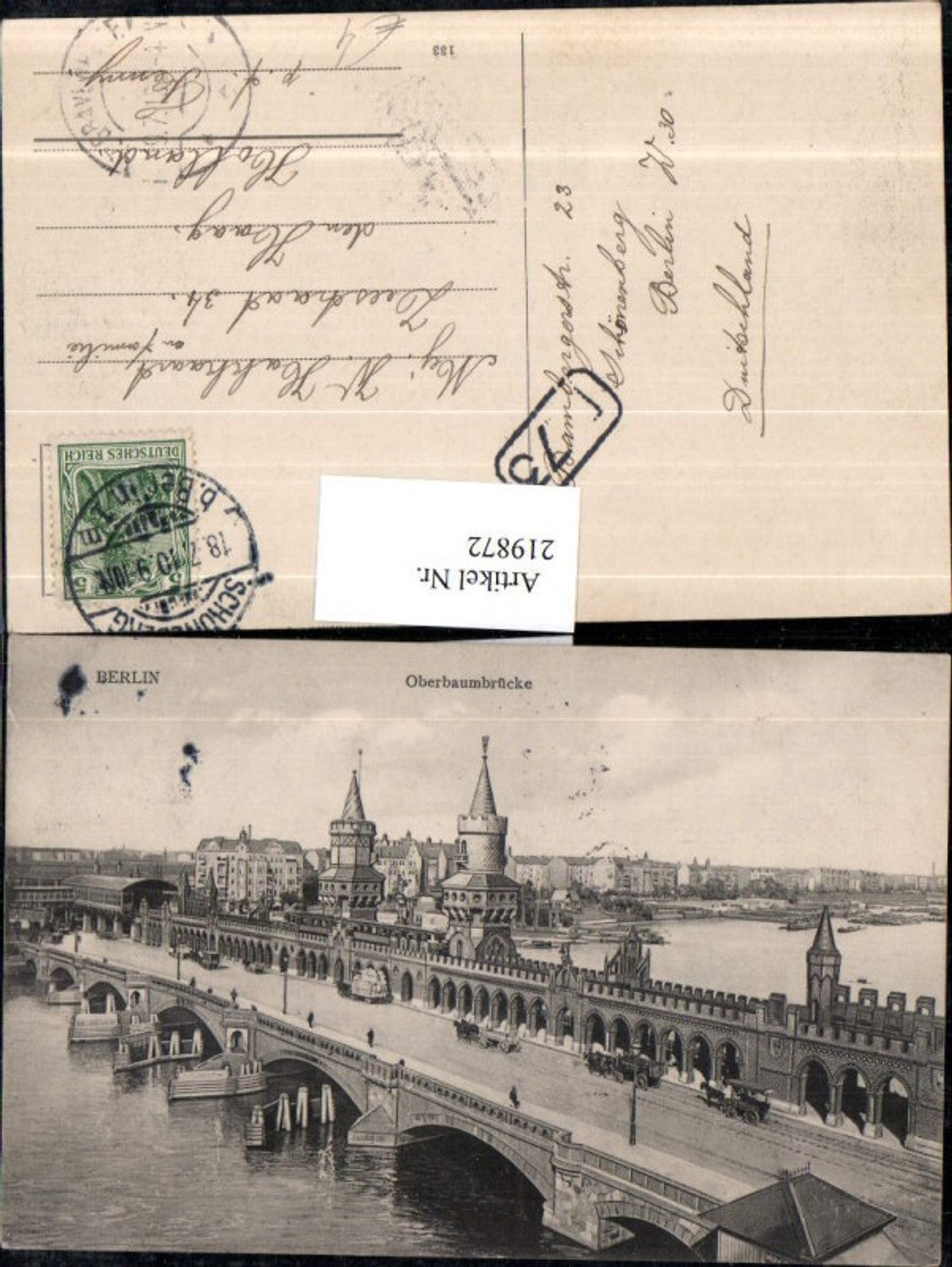 219872,Berlin Oberbaumbrücke Brücke