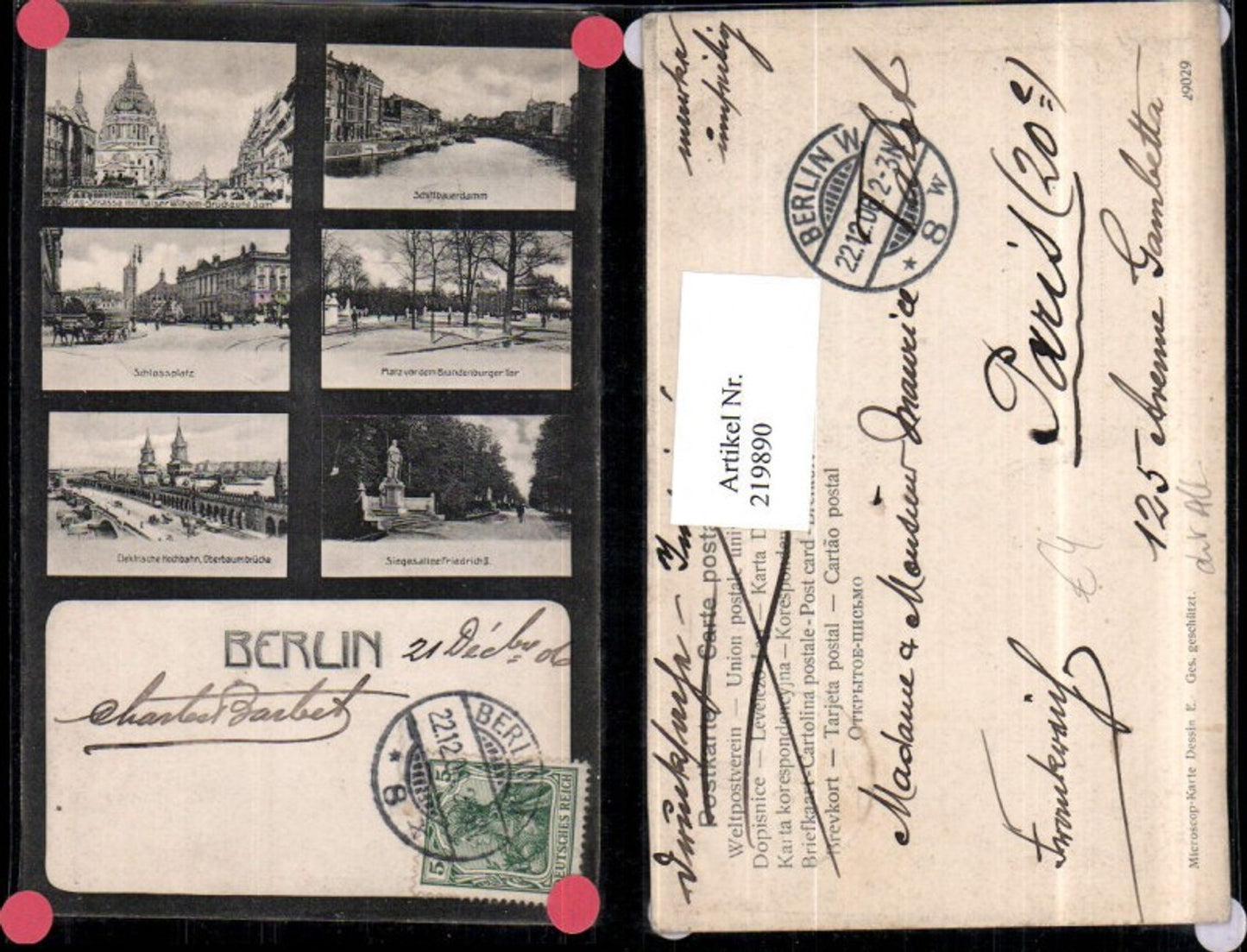 219890,Berlin Burgstraße Schlossplatz Siegesallee Elektrische Hochbahn Schiffbauerdamm