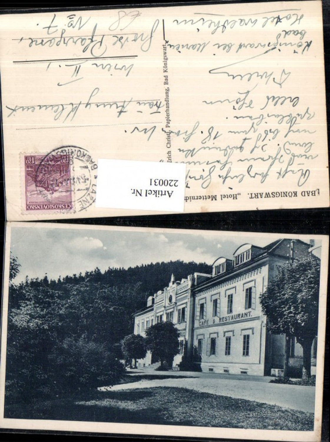 Alte Ansichtskarte – Old Postcard