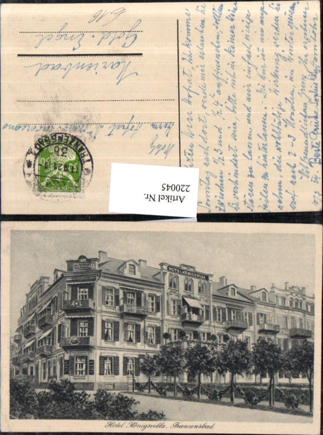 Alte Ansichtskarte – Old Postcard