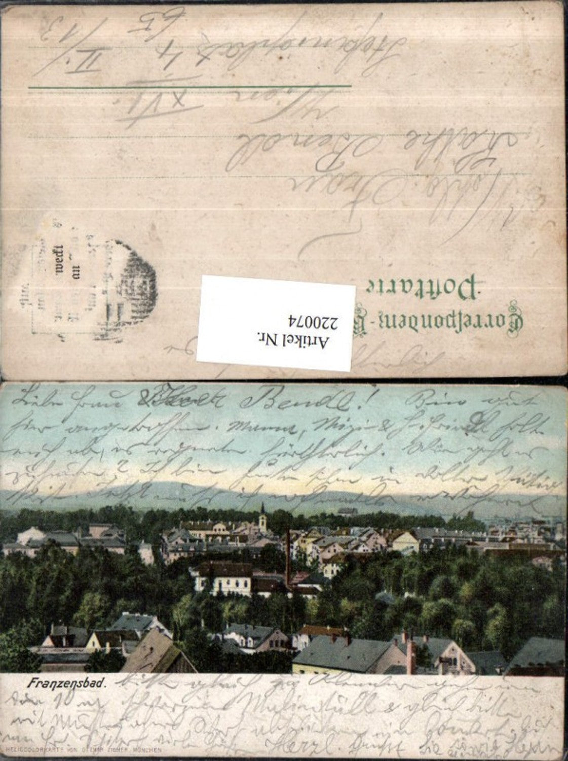 Alte Ansichtskarte – Old Postcard