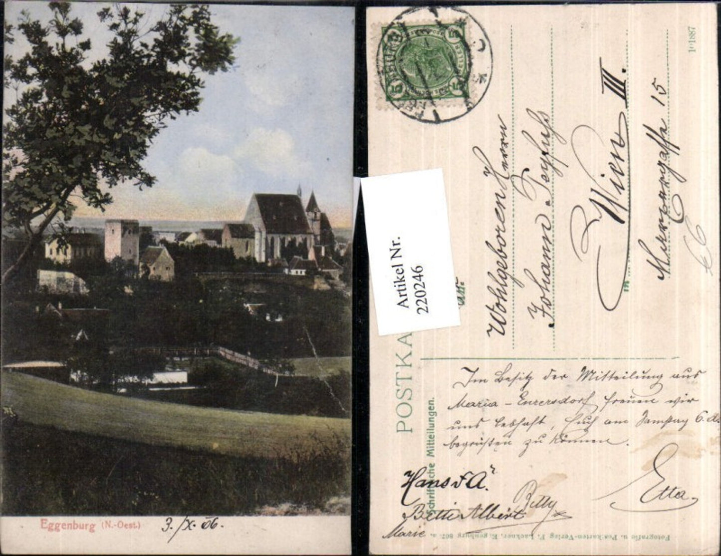 220246,Eggenburg Teilansicht