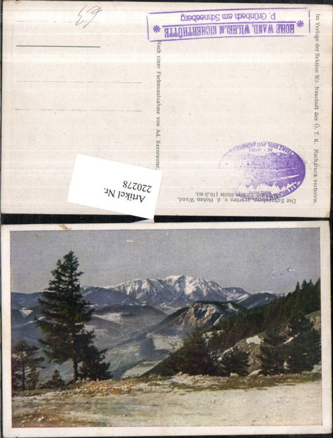 Alte Ansichtskarte – Old Postcard