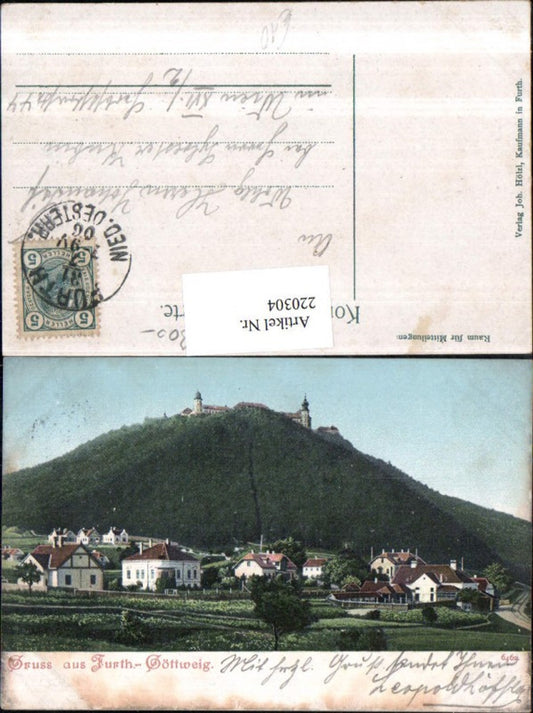 220304,Gruß auf Furth-Göttweig Teilansicht