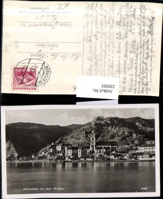 220305,Dürnstein i. d. Wachau Totale m. Ruine