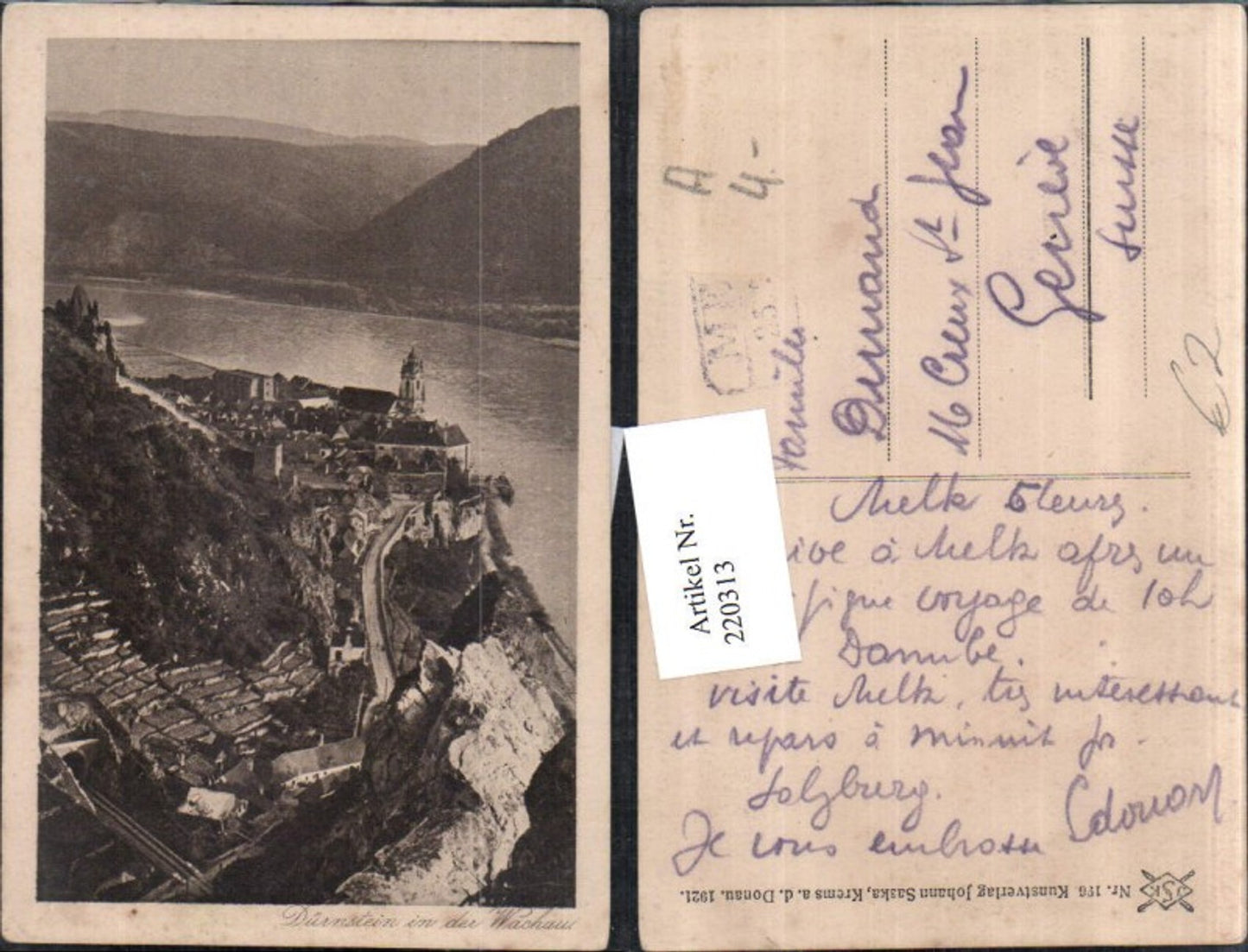 220313,Dürnstein i. d. Wachau Totale