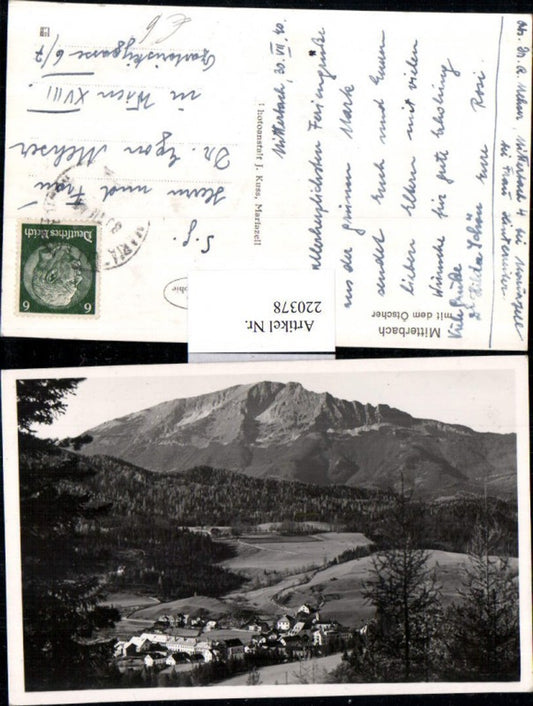 220378,Mitterbach Totale m. d. Ötscher